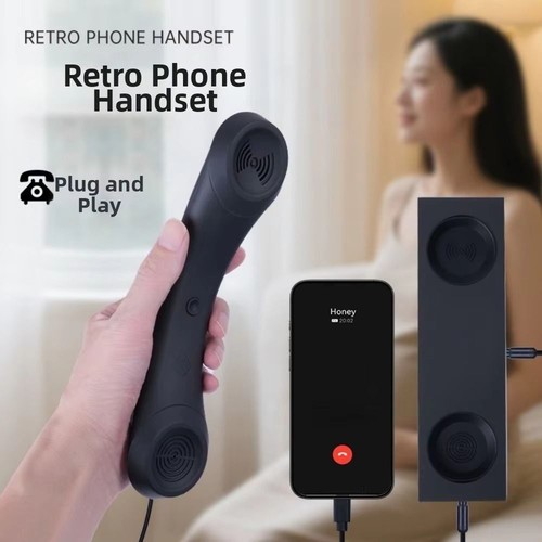 1pc retro telephone handset - telephone,