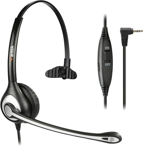 Wantek 601f telephone headset - 601f,