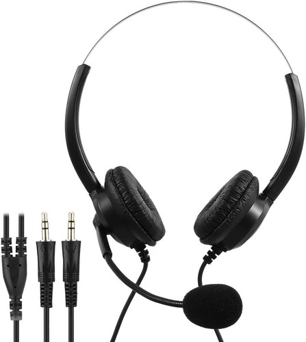 Telephone headset microphone - &,