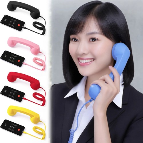 Retro phone handset - phone,
