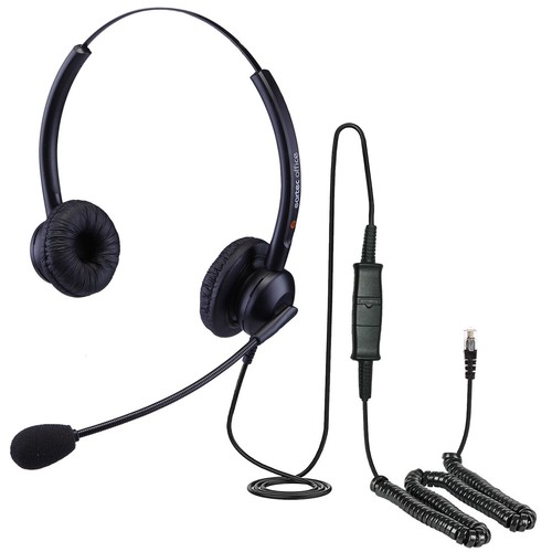 Telephone headset rj11 double - rj11,