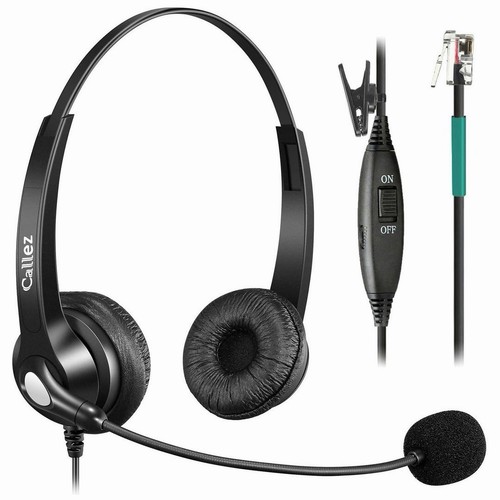 Rj9 telephone headset with - headset,
